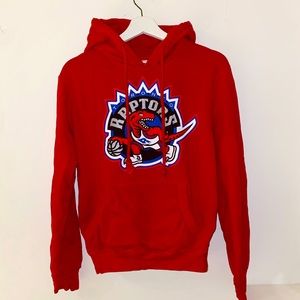 Toronto Raptors Red Hoodie ❤️🦖💜- Mitchell & Ness